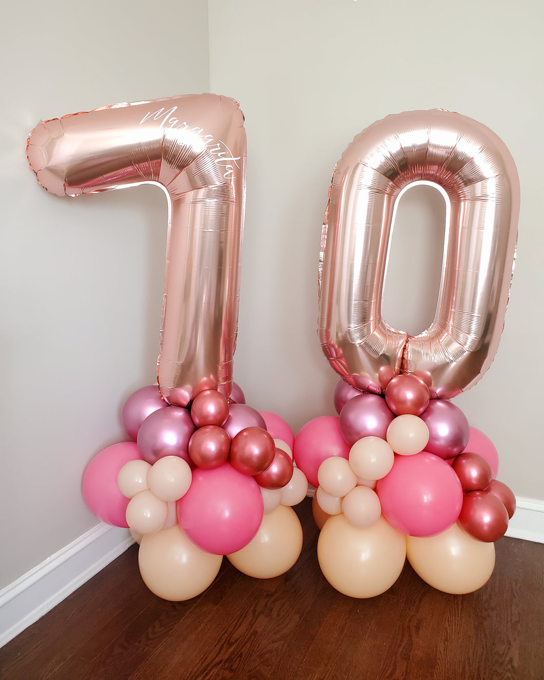 Double Number Balloon Columns